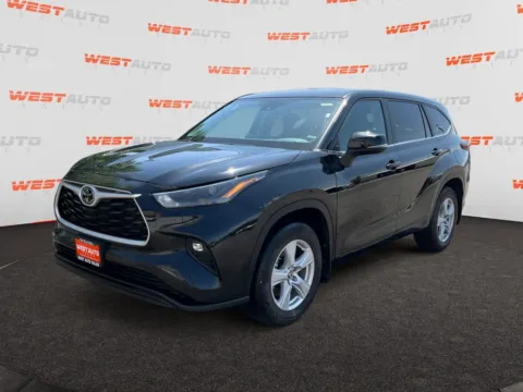 Black 2024 Toyota Highlander LE for sale in West Valley City, UT