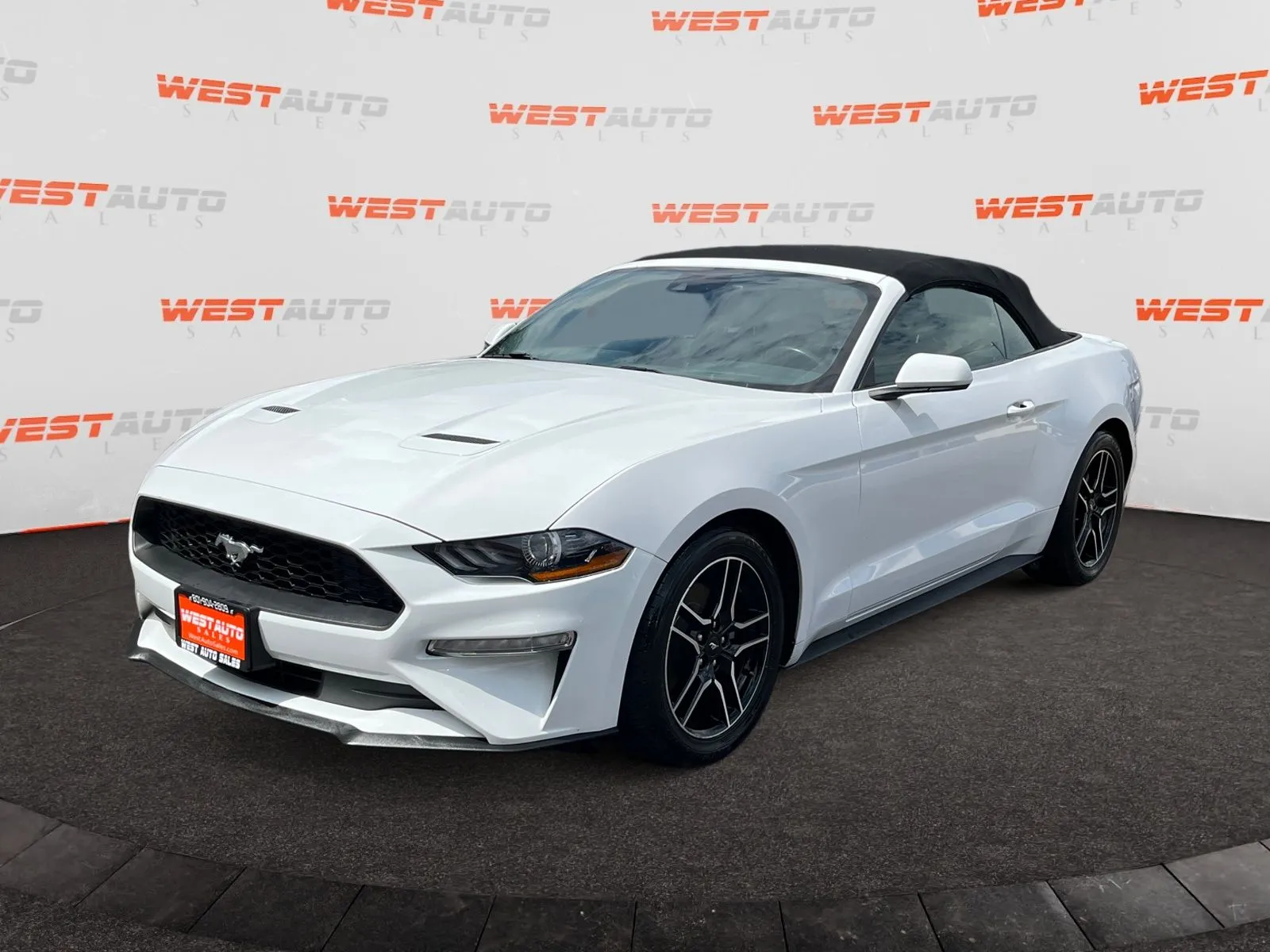 White 2023 Ford Mustang EcoBoost Premium for sale in West Valley City, UT