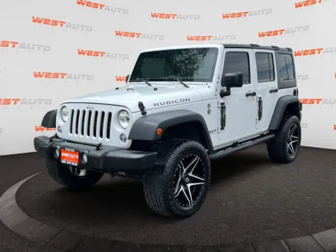 White 2017 Jeep Wrangler Unlimited Rubicon for sale in West Valley City, UT