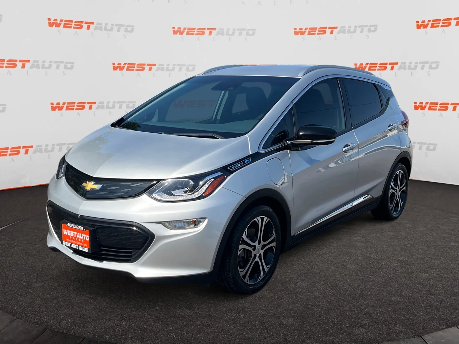 Silver 2017 Chevrolet Bolt EV Premier for sale in West Valley City, UT