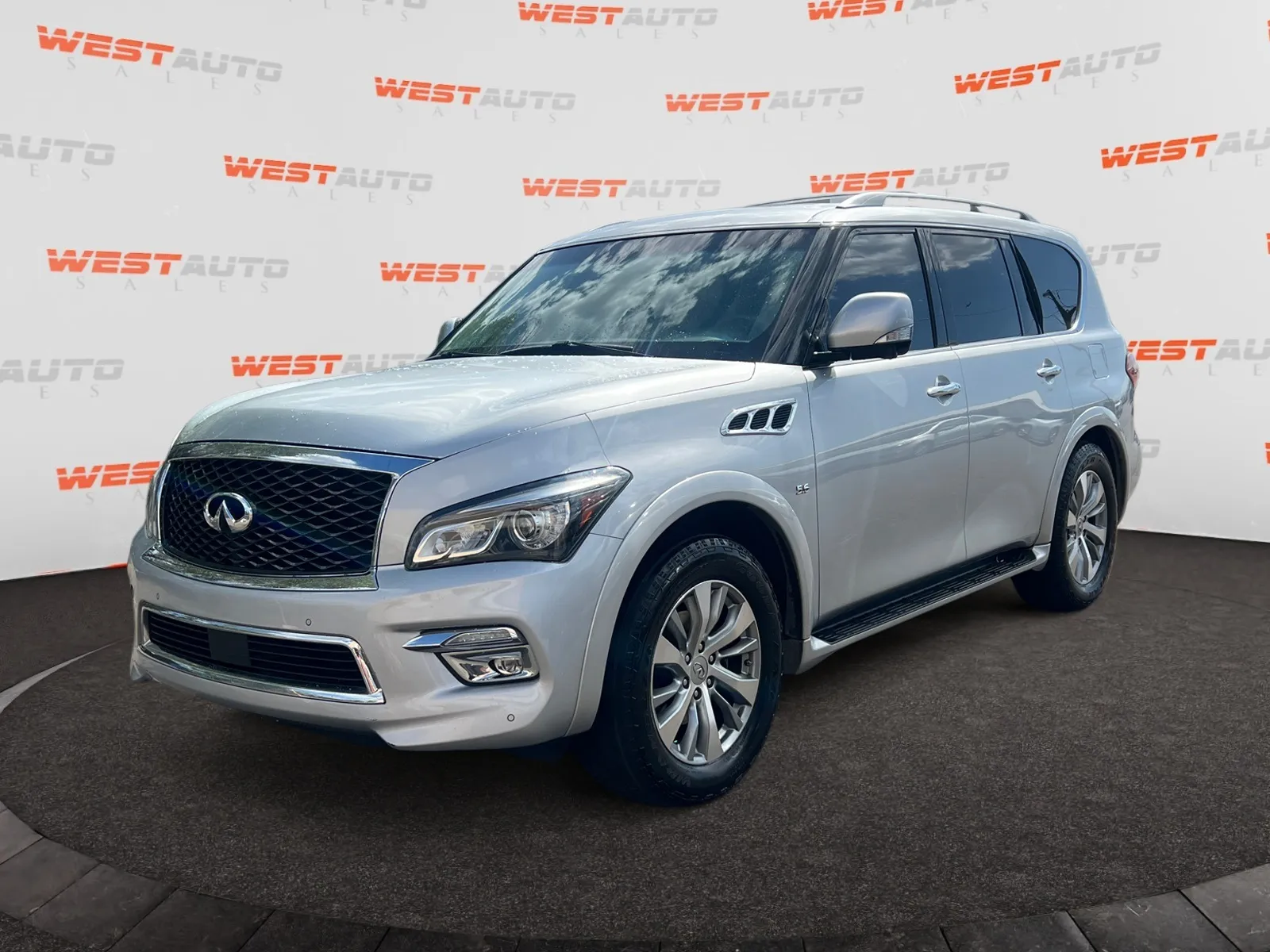 Silver 2015 INFINITI QX80 for sale in West Valley City, UT