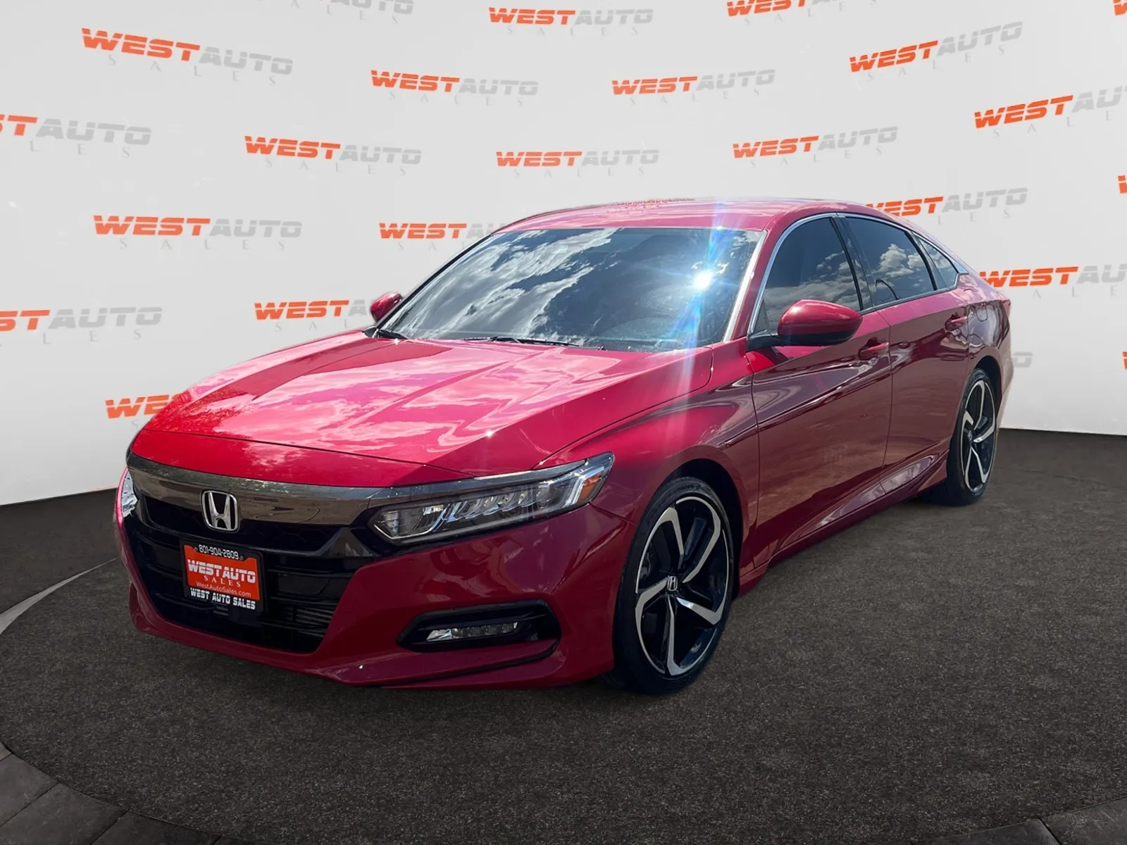 Red 2019 Honda Accord Sport for sale in West Valley City, UT