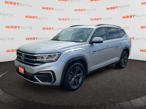 Gray 2021 Volkswagen Atlas 3.6L V6 SE w/Technology R-Line for sale in West Valley City, UT