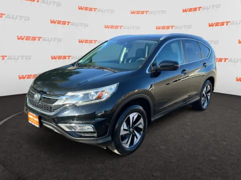 Black 2016 Honda CR-V Touring for sale in West Valley City, UT