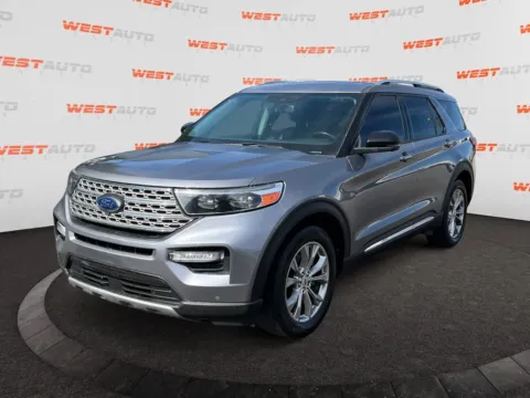 White 2021 Ford Explorer Limited for sale in West Valley City, UT