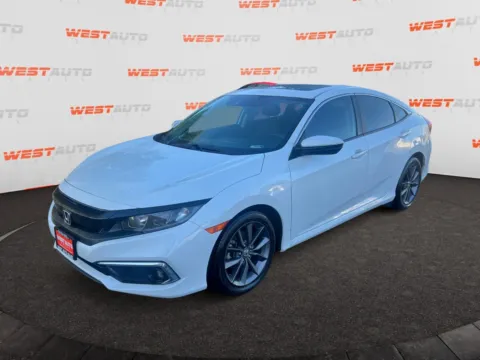 Beige 2020 Honda Civic EX-L for sale in West Valley City, UT