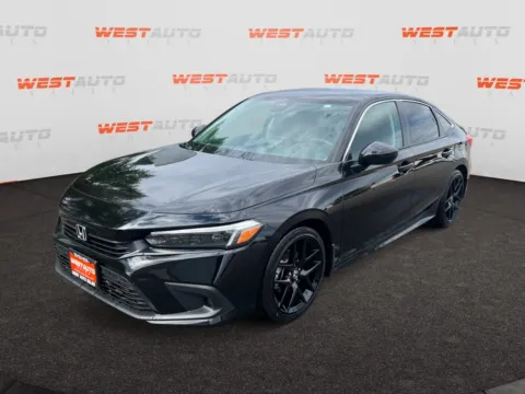 Black 2024 Honda Civic LX for sale in West Valley City, UT