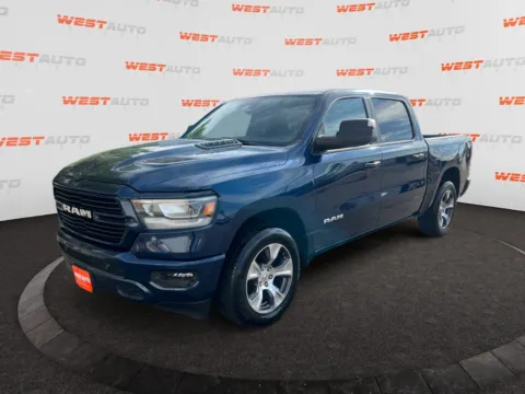 Blue 2023 Ram 1500 Laramie for sale in West Valley City, UT