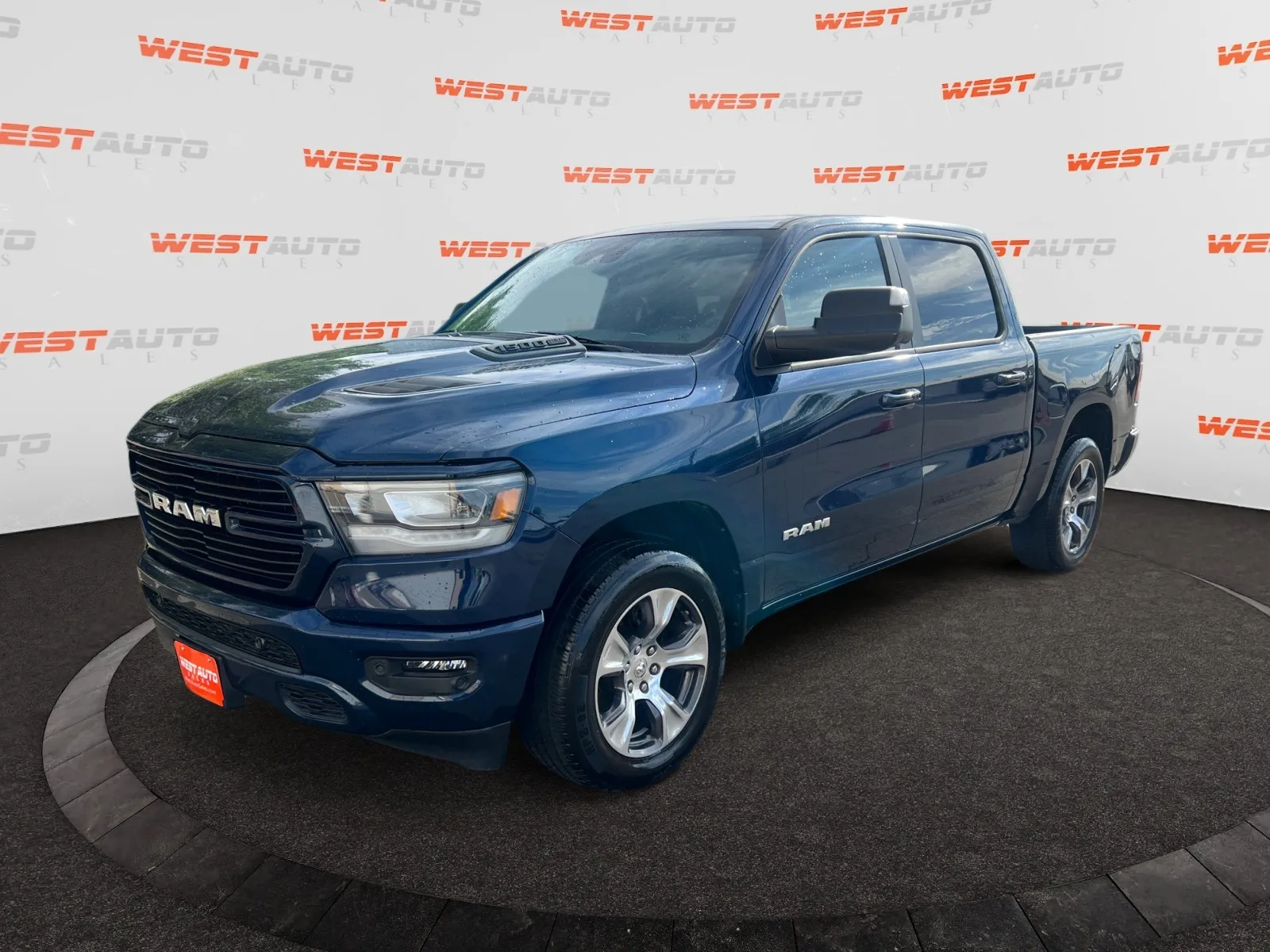 Blue 2023 Ram 1500 Laramie for sale in West Valley City, UT
