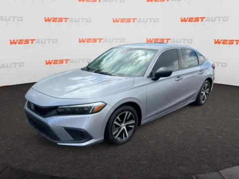 Silver 2022 Honda Civic LX for sale in West Valley City, UT