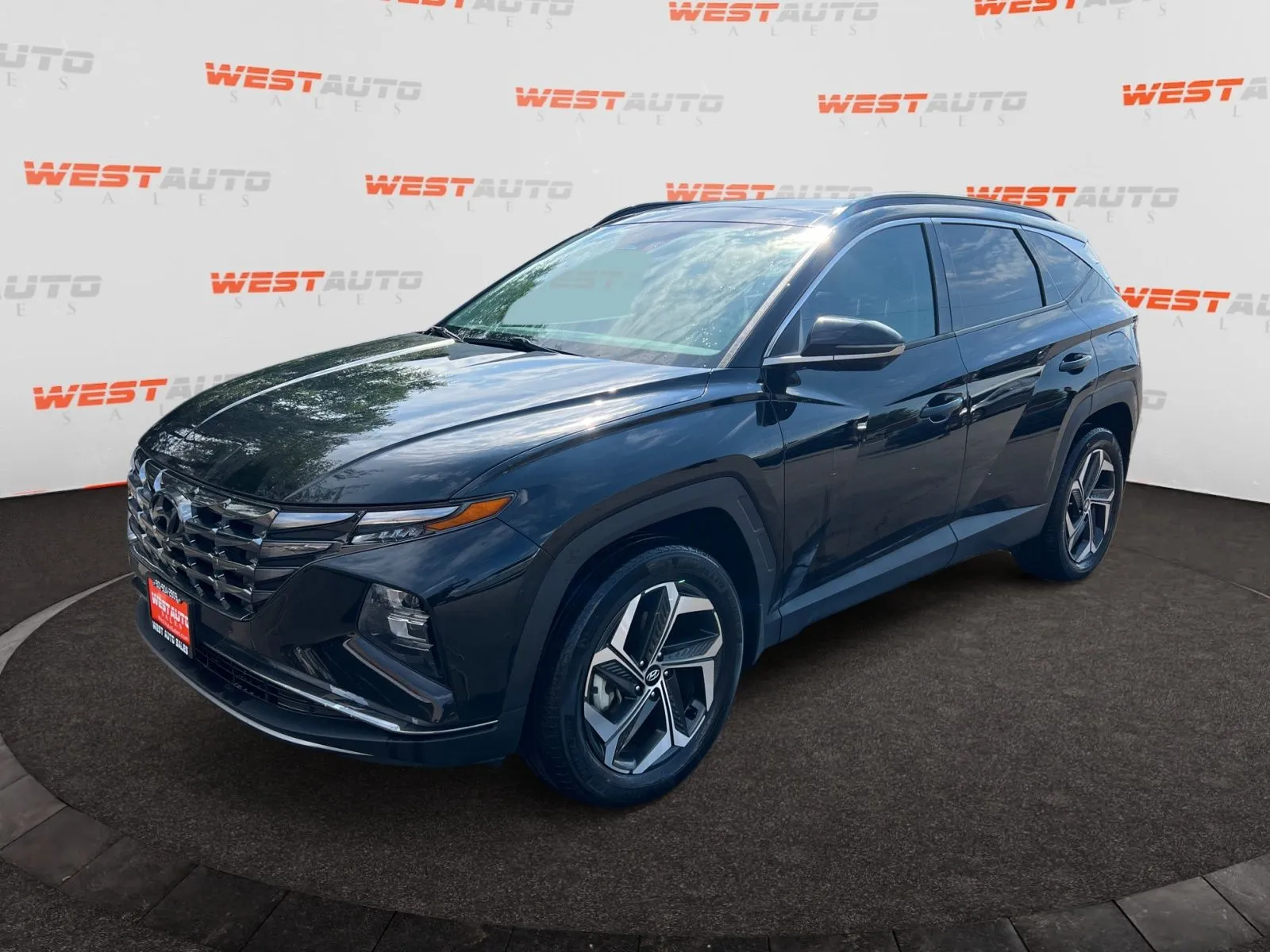 Black 2022 Hyundai Tucson Hybrid Limited for sale in West Valley City, UT