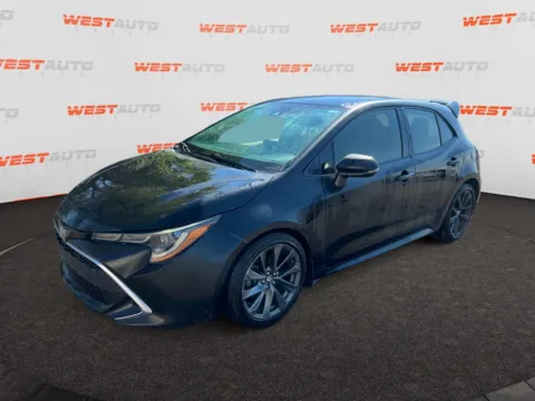 Black 2019 Toyota Corolla Hatchback XSE for sale in West Valley City, UT