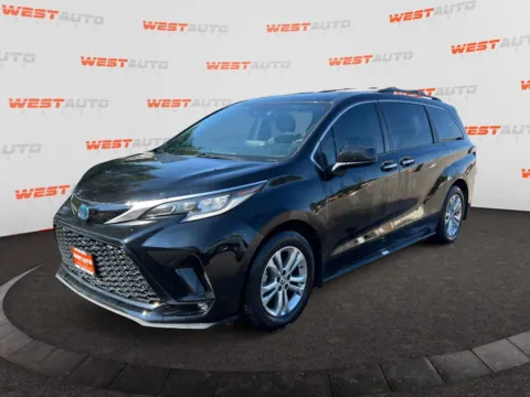 Black 2022 Toyota Sienna XSE for sale in West Valley City, UT