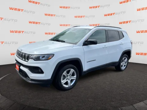 White 2023 Jeep Compass Latitude for sale in West Valley City, UT