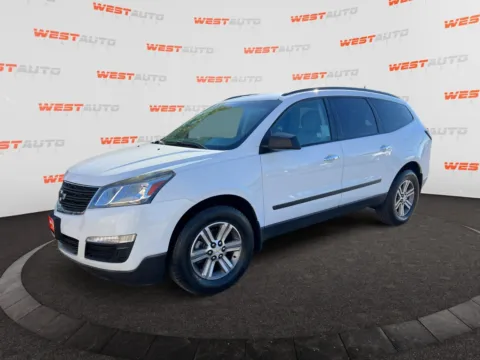 White 2017 Chevrolet Traverse LS for sale in West Valley City, UT