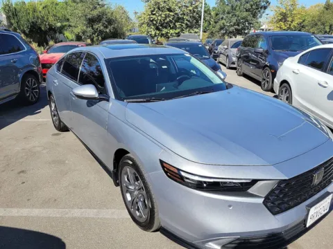 Silver 2024 Honda Accord Hybrid EX-L for sale in West Valley City, UT