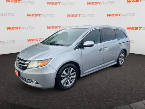 Silver 2017 Honda Odyssey Touring Elite for sale in West Valley City, UT