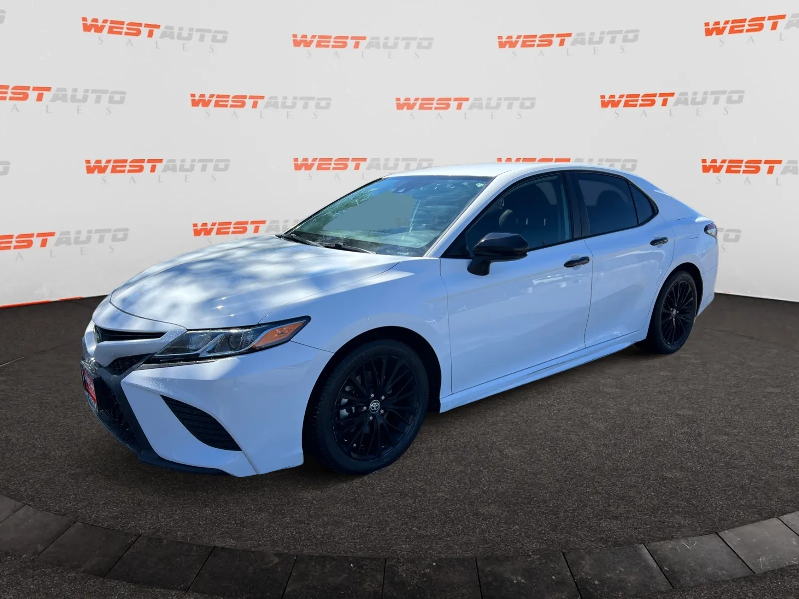 White 2020 Toyota Camry SE Nightshade for sale in West Valley City, UT