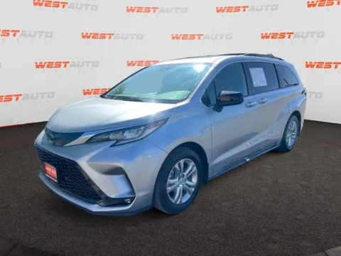 Silver 2021 Toyota Sienna XSE for sale in West Valley City, UT