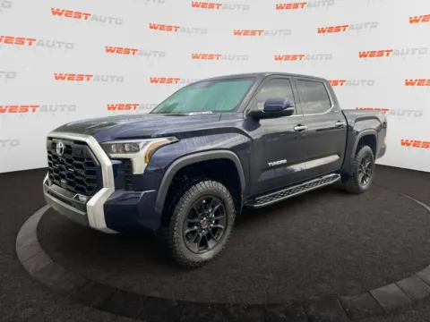 Blue 2023 Toyota Tundra Hybrid Limited for sale in West Valley City, UT