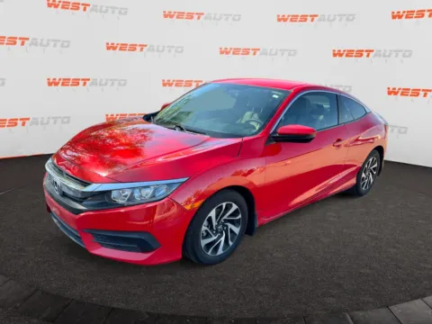 Red 2018 Honda Civic LX for sale in West Valley City, UT