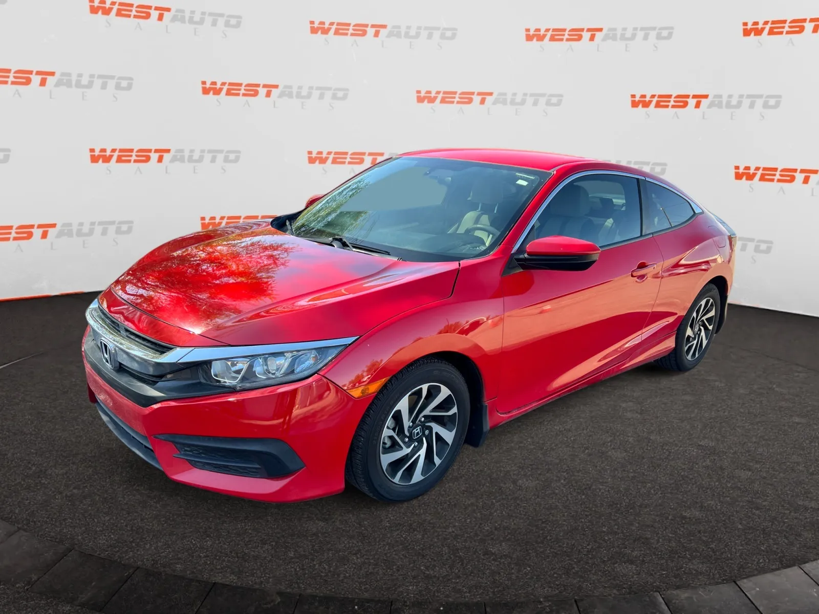 Red 2018 Honda Civic LX for sale in West Valley City, UT