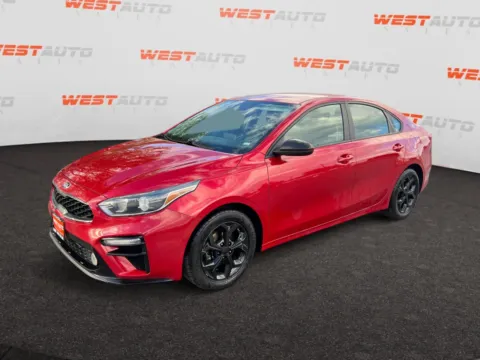 Red 2021 Kia Forte LXS for sale in West Valley City, UT