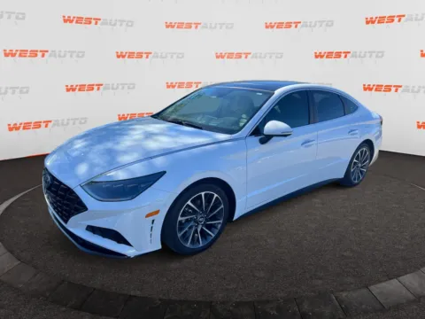 White 2020 Hyundai Sonata Limited for sale in West Valley City, UT