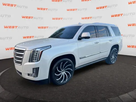 White 2015 Cadillac Escalade Platinum Edition for sale in West Valley City, UT