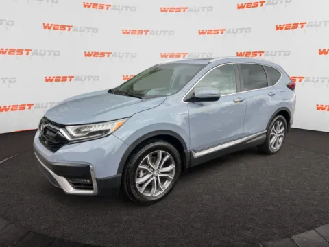 Gray 2022 Honda CR-V Hybrid Touring for sale in West Valley City, UT