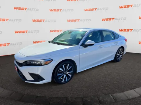 White 2022 Honda Civic EX for sale in West Valley City, UT