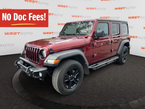 Red 2021 Jeep Wrangler Unlimited Sport Altitude for sale in West Valley City, UT