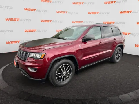 Red 2017 Jeep Grand Cherokee Trailhawk for sale in West Valley City, UT