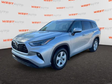 Silver 2023 Toyota Highlander LE for sale in West Valley City, UT