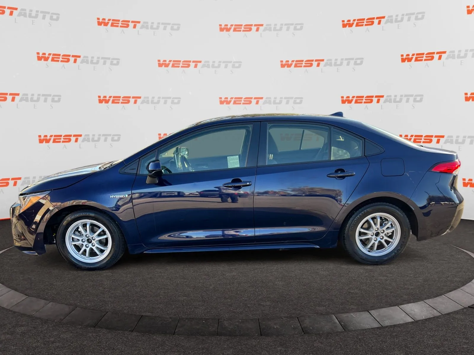 Blue 2021 Toyota Corolla Hybrid LE for sale in West Valley City, UT