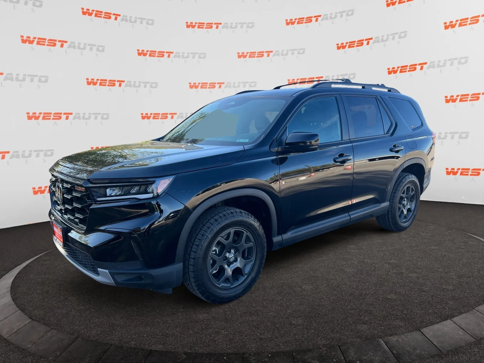 Black 2025 Honda Pilot TrailSport for sale in West Valley City, UT