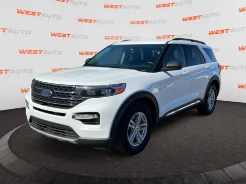 White 2023 Ford Explorer XLT for sale in West Valley City, UT