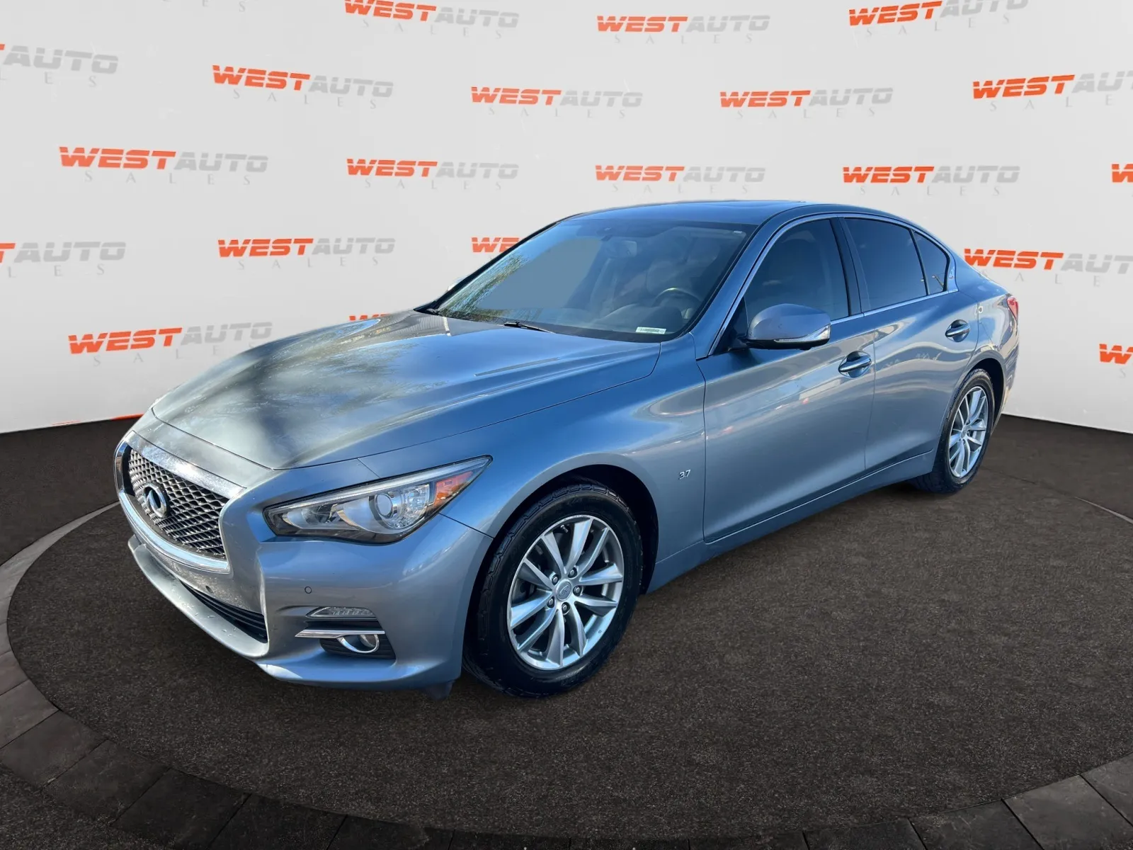 Blue 2015 INFINITI Q50 Premium for sale in West Valley City, UT