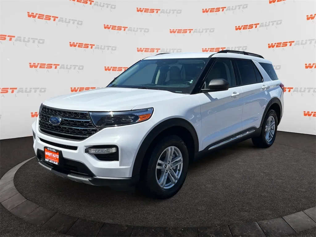 White 2023 Ford Explorer XLT for sale in Provo, UT