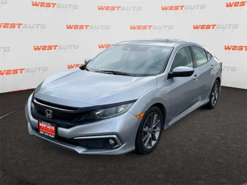 Silver 2019 Honda Civic EX for sale in Provo, UT