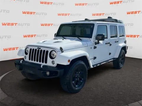 White 2015 Jeep Wrangler Unlimited Sahara Altitude for sale in Provo, UT