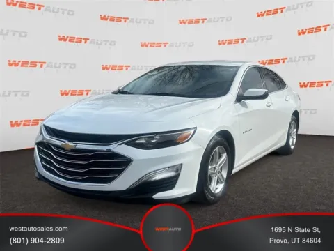 White 2021 Chevrolet Malibu LS for sale in Provo, UT