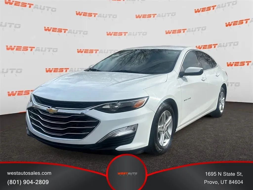 White 2021 Chevrolet Malibu LS for sale in Provo, UT