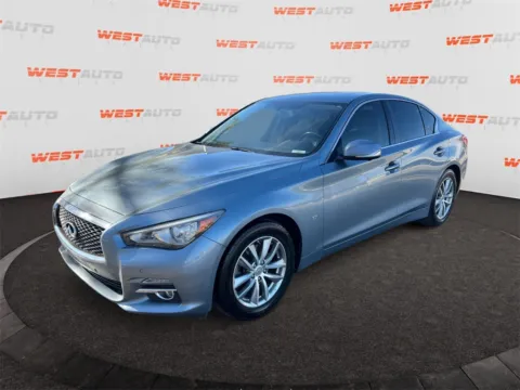 Blue 2015 INFINITI Q50 Premium for sale in Tooele, UT