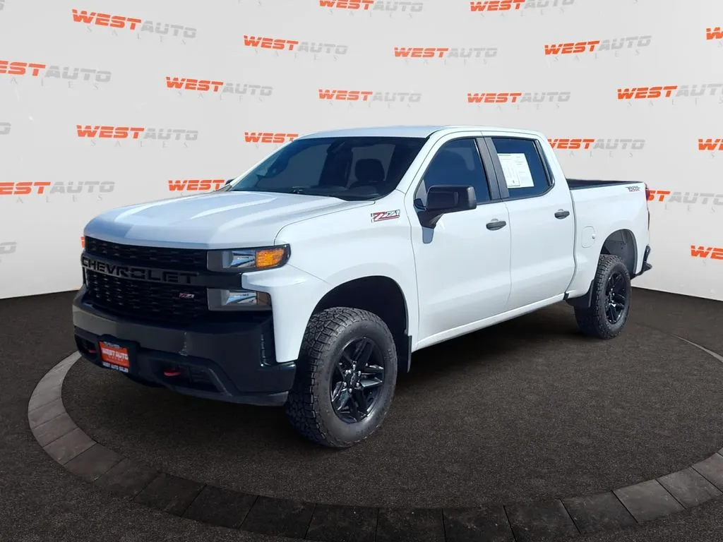 White 2020 Chevrolet Silverado 1500 Custom Trail Boss for sale in Tooele, UT