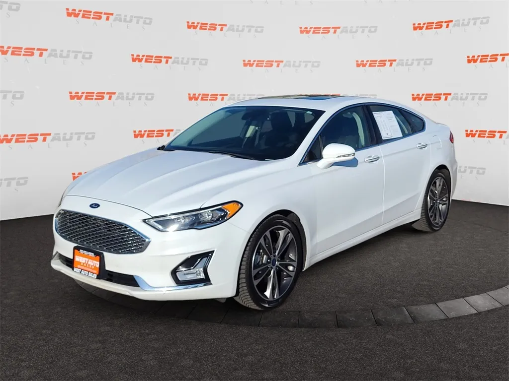 White 2020 Ford Fusion Titanium for sale in Tooele, UT