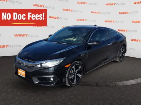 Black 2016 Honda Civic Touring for sale in Tooele, UT