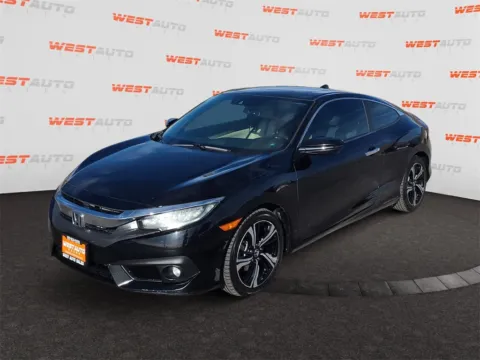 Black 2016 Honda Civic Touring for sale in Tooele, UT