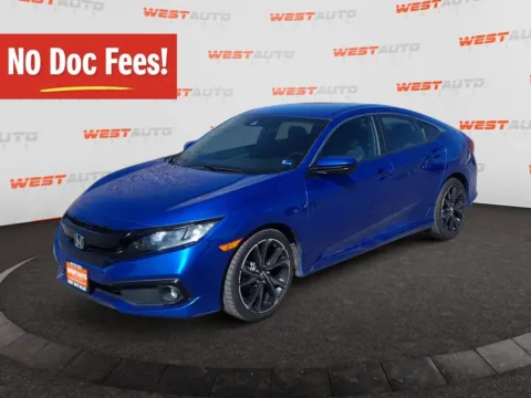 Blue 2019 Honda Civic Sport for sale in Tooele, UT