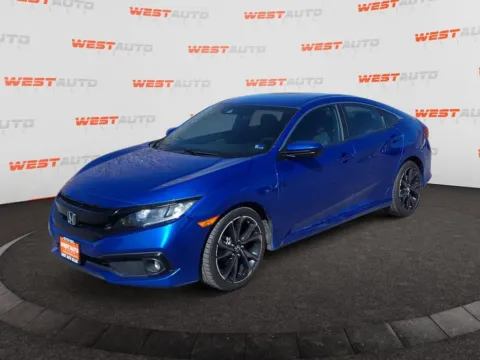 Blue 2019 Honda Civic Sport for sale in Tooele, UT